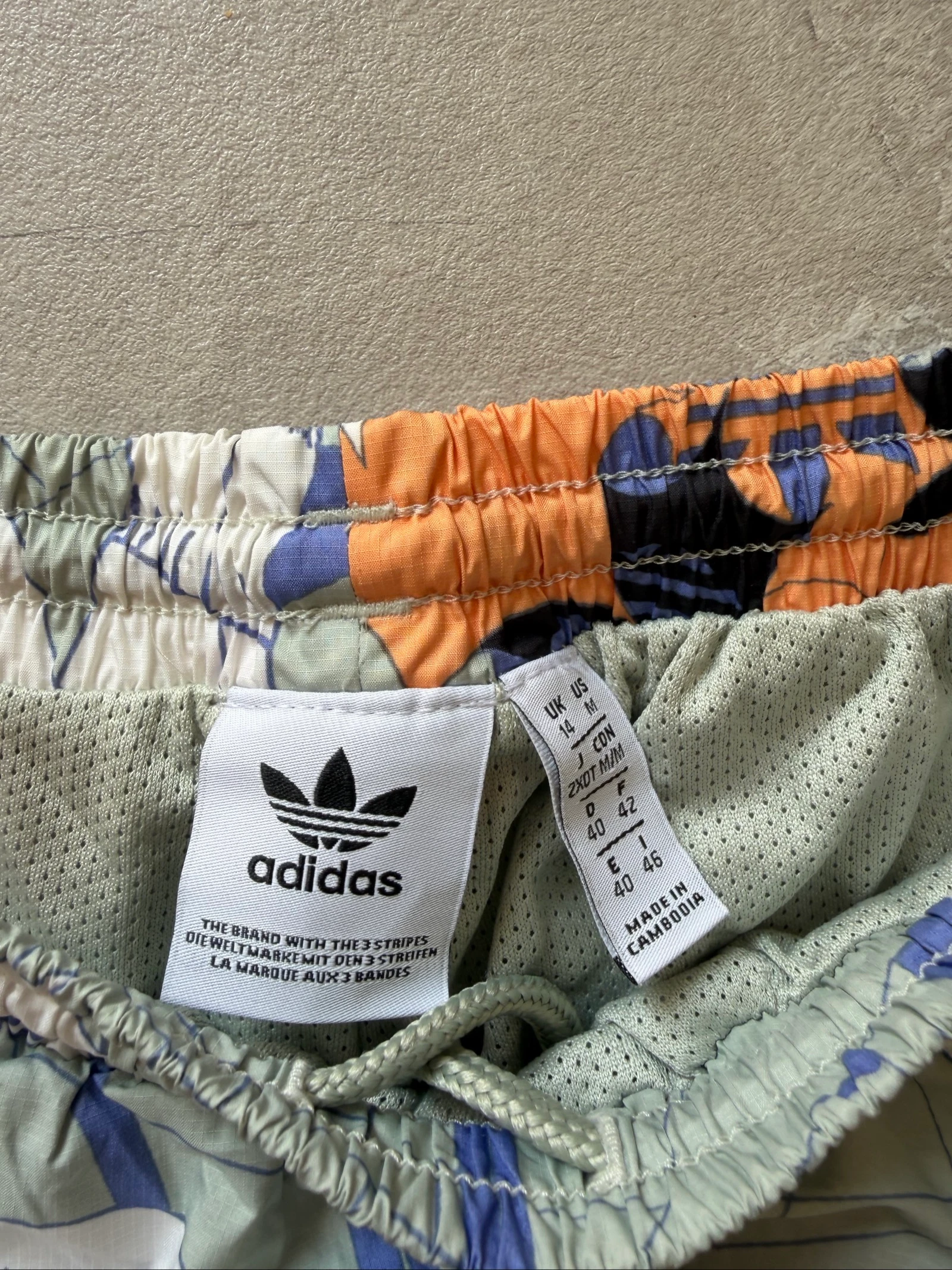 Pantalón jogger ADIDAS ORIGINALS estampado BD vintage – talla M/42 – photo 2